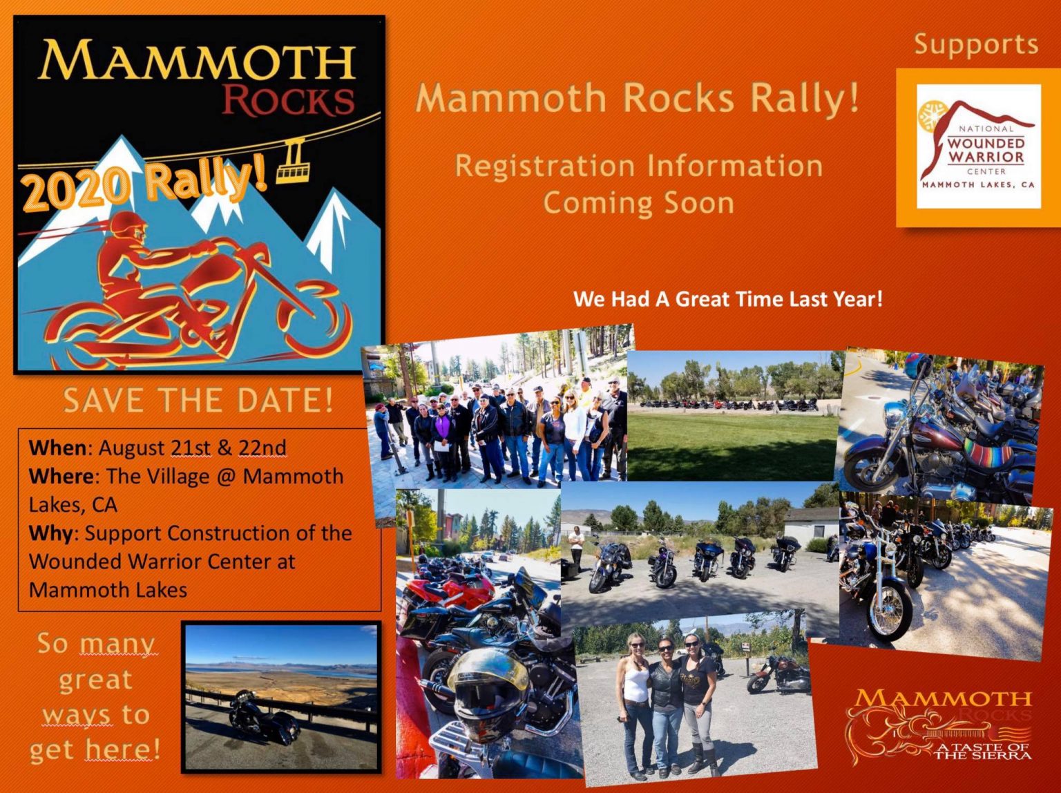 Mammoth Rocks Motorcycle Rally 2020 BikerCalendar EVENTS